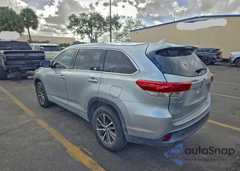 2018 Toyota Highlander Se из США, поврежденный, VIN 5TDKZRFH0JS284115
